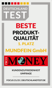 Siegel_DT_Produktqualität_1. Platz_2025_mundfein
