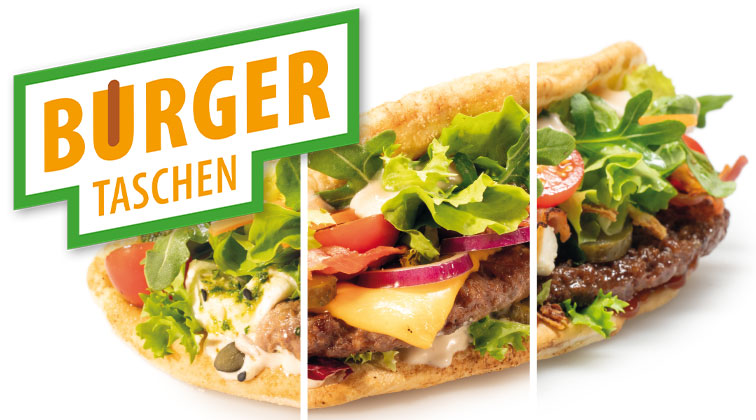 Keyvisual MUNDFEIN Aktion Burgertaschen mit Burgertasche
