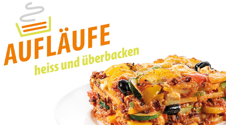 MUNDFEIN Aktion "Aufläufe - heiss und überbacken"